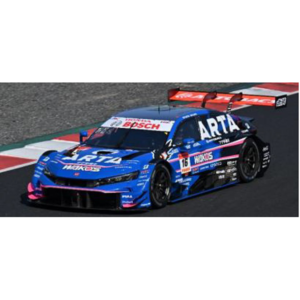 1/64スケール ARTA MUGEN CIVIC TYPE R-GT No.16 ARTA GT500 SUPER GT 2025 H. Otsu - R. Sato