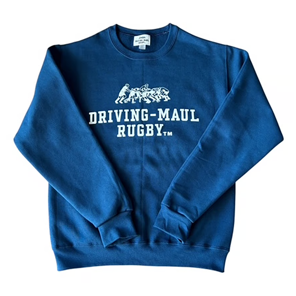 DRIVING-MAUL RUGBY(TM) RUGGED SWEATSHIRT Washed NAVY