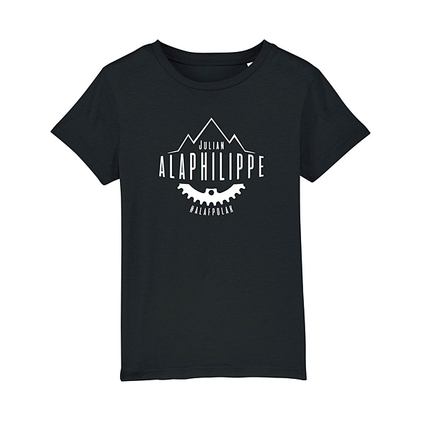 アラフィリップ ALAFPOLAK キッズTシャツ ブラック