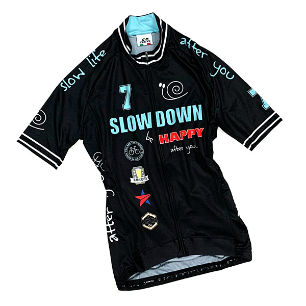 7ITA Slow Down II レディース サイクルジャージ Black