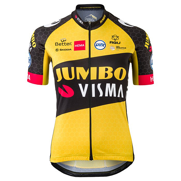 Team Jumbo-Visma レプリカレディースサイクルジャージ