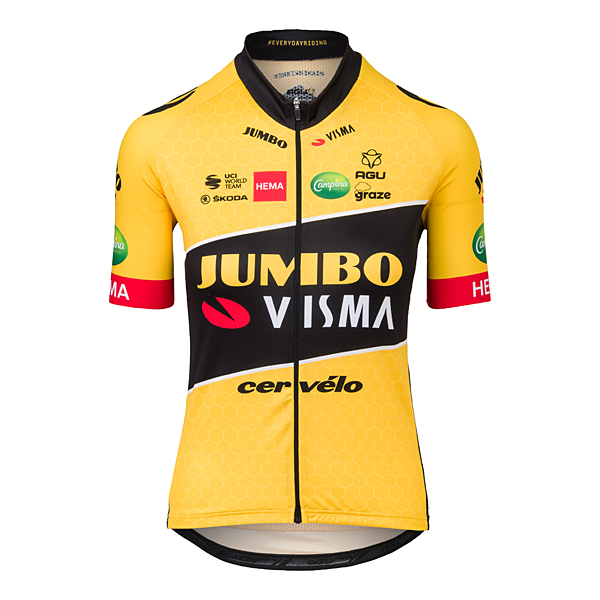 Team Jumbo-Visma レディースレプリカサイクルジャージ