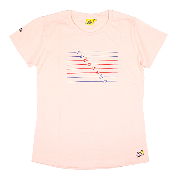 ツール・ド・フランス オフィシャル レディースTシャツ ピンク