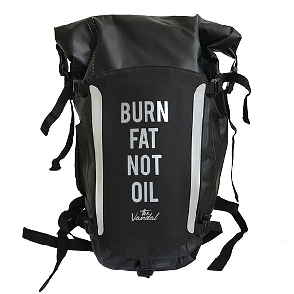 THE VANDAL ウォータープルーフバックパック　Burn fat not oil