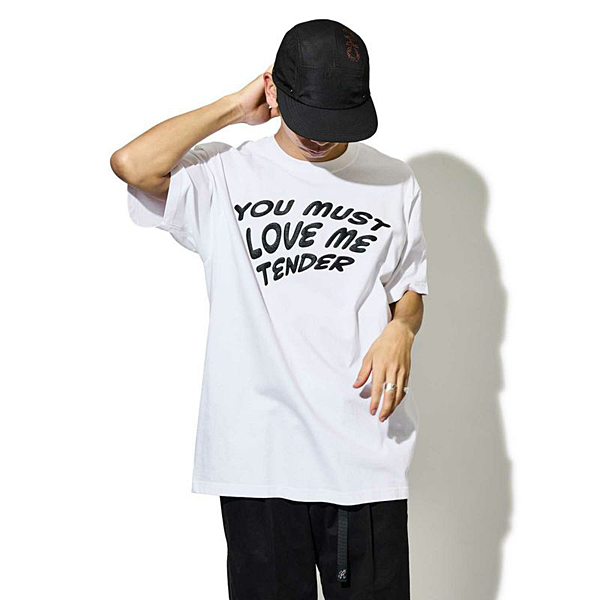 CHARI＆CO LOVE ME TENDER TEE Tシャツ WHITE/BLACK