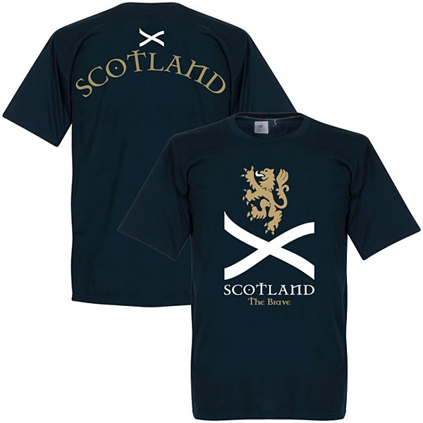 RE－TAKE Scotland the Brave Tシャツ ネイビー