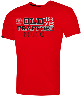 マンチェスター・ユナイテッド オフィシャルTシャツ M012TS RED