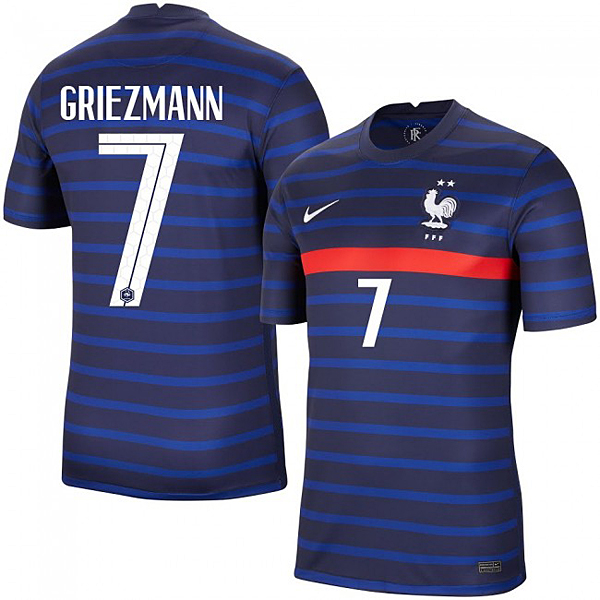 2020 フランス代表 ホーム用ユニフォーム GRIEAMANN#7
