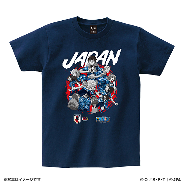 ONE PIECE Tシャツ サッカー日本代表Ver.(集合)