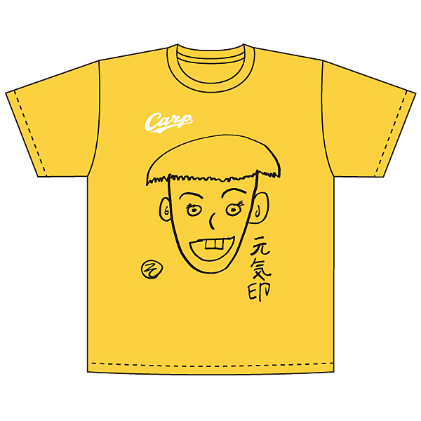 広島東洋カープ×J SPORTS 選手デザインTシャツ カナリアイエロー