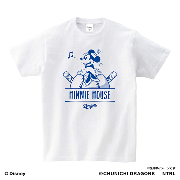 21ミニーマウス(HUMMING)/中日ドラゴンズ Tシャツ ホワイト