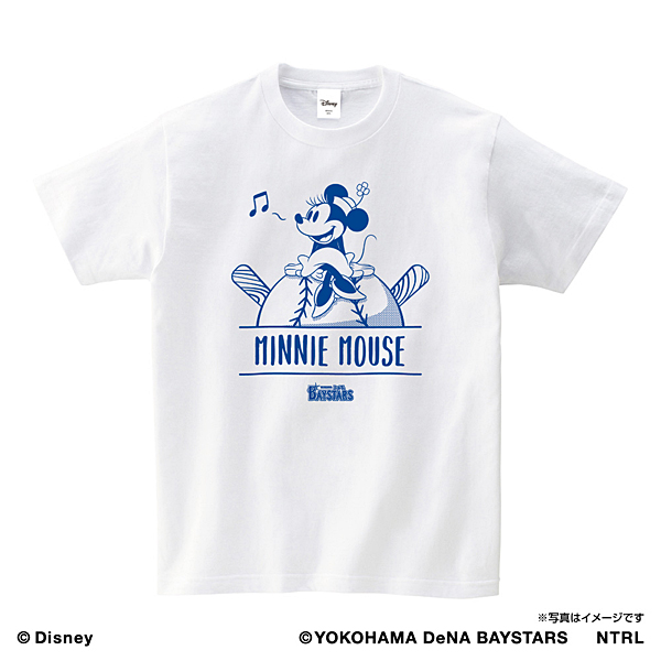21ミニーマウス(HUMMING)/横浜DeNAベイスターズ Tシャツ ホワイト