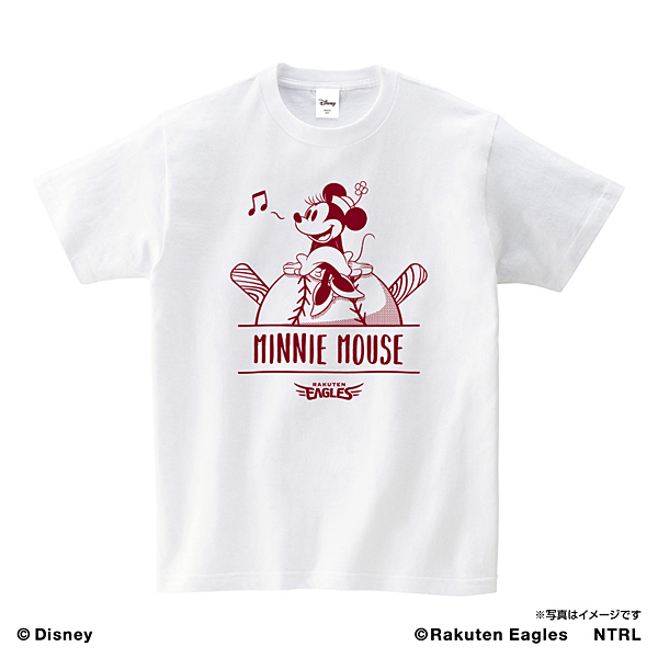 21ミニーマウス(HUMMING)/東北楽天ゴールデンイーグルス Tシャツ ホワイト