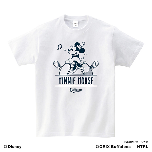 21ミニーマウス(HUMMING)/オリックス・バファローズ Tシャツ ホワイト
