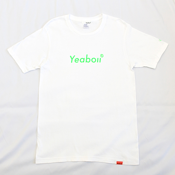 Yeboii Basic Tシャツ WHITE×N.GREEN