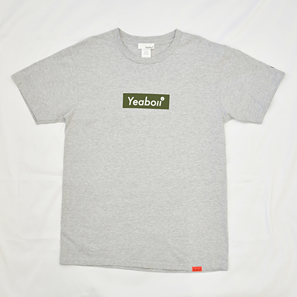 Yeaboii Box logo Tシャツ GRAY