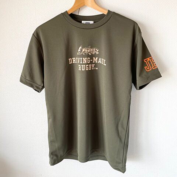 DRIVING-MAUL RUGBY DRY MESH Tシャツ Aグリーン