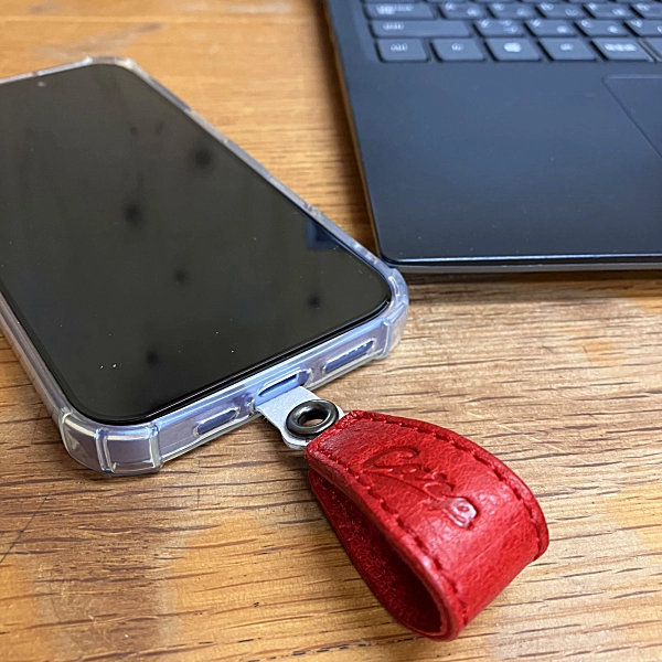 広島ジビエレザー×広島東洋カープ コラボ鹿革スマホリング2026Ver.