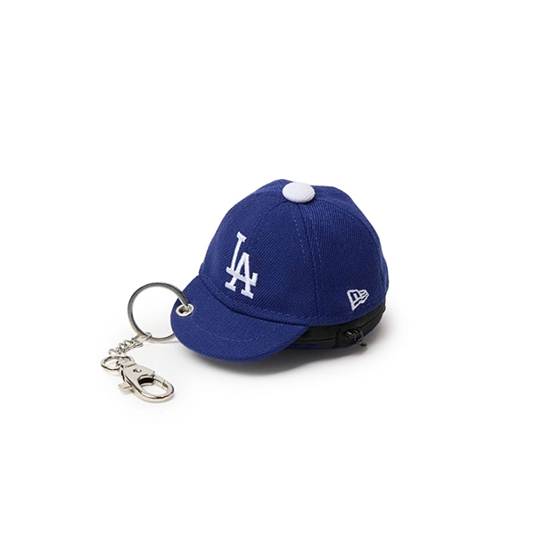 NEW ERA ミニキャップ イヤホンケース ロサンゼルス・ドジャース（ダークロイヤル）