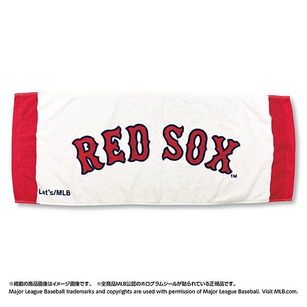 MLB 2026 ボストン・レッドソックス フェイスタオル（ホーム）