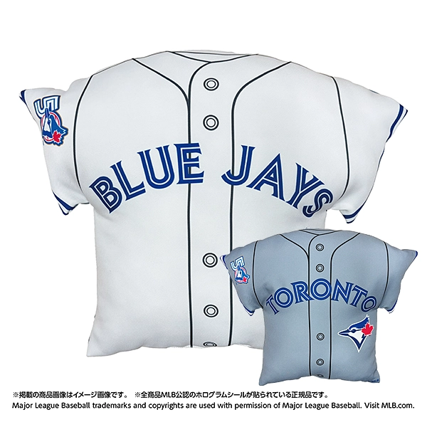 MLB 2026 トロント・ブルージェイズ ユニフォーム型クッション（ホーム/ビジター）