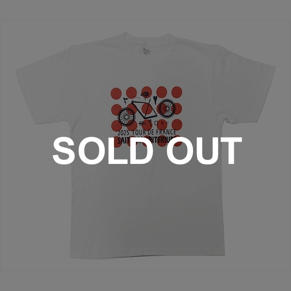 2025 ツール・ド・フランスさいたまクリテリウムオフィシャルグッズ Tシャツ 赤ドット