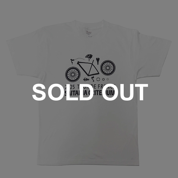 2025 ツール・ド・フランスさいたまクリテリウムオフィシャルグッズ Tシャツ ホワイト