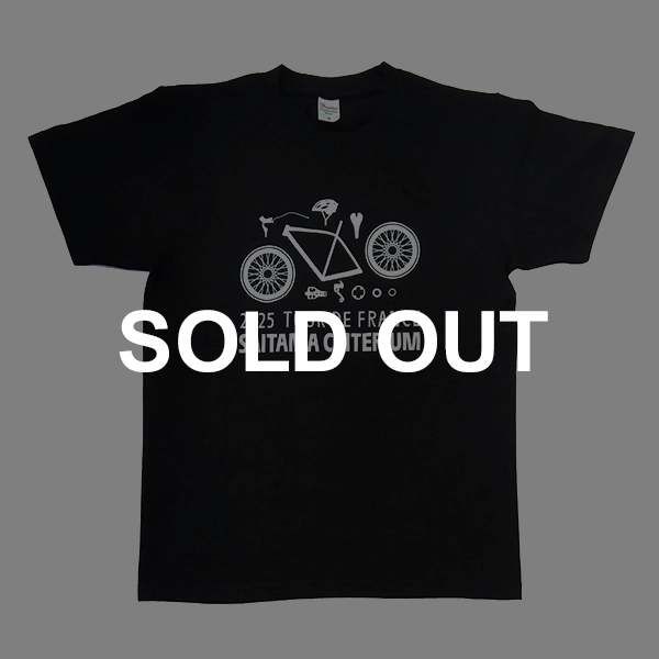 2025 ツール・ド・フランスさいたまクリテリウムオフィシャルグッズ Tシャツ ブラック
