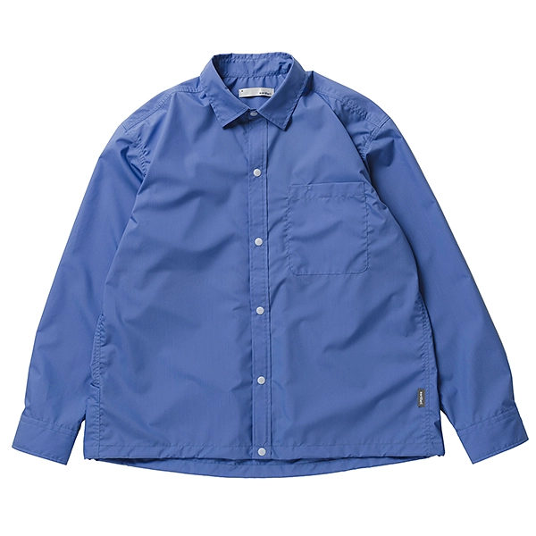narifuri コーチジャケットライクシャツ COBALT